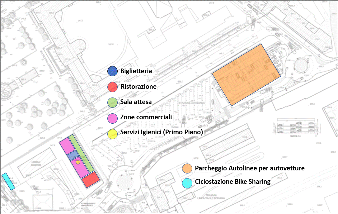 Mappa stazione - servizi